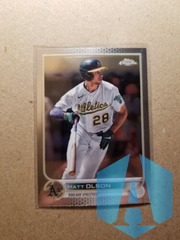 2022 Topps Chrome Base #148 Matt Olson - Oakland Athletics